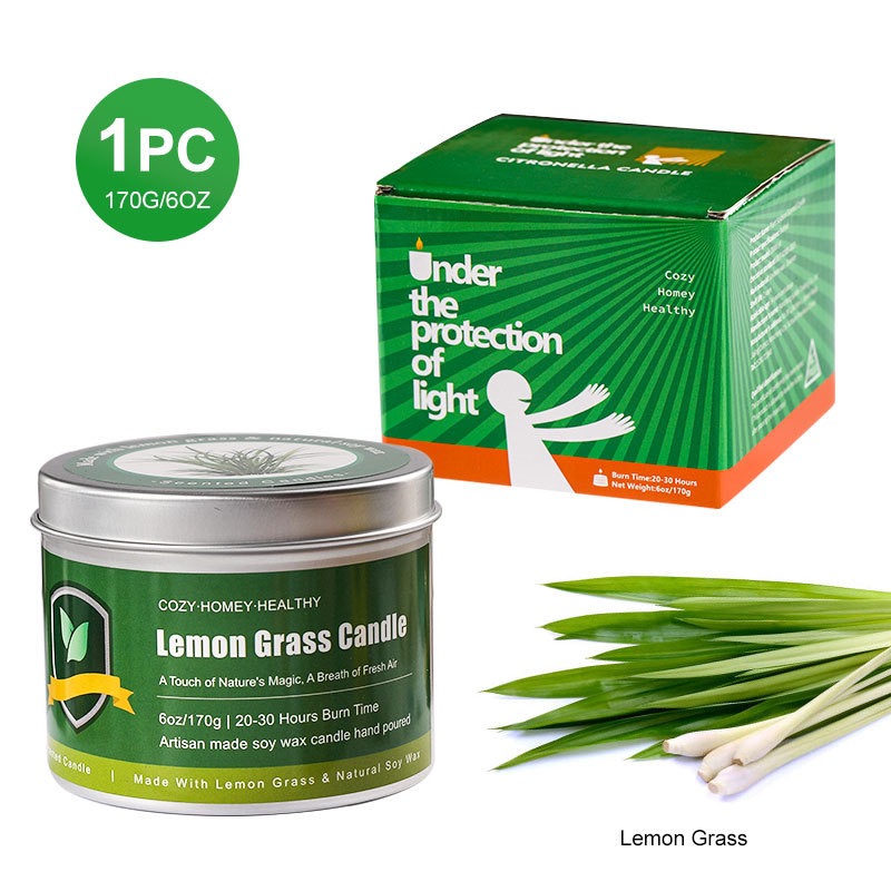 Green Tea Lemongrass Candle